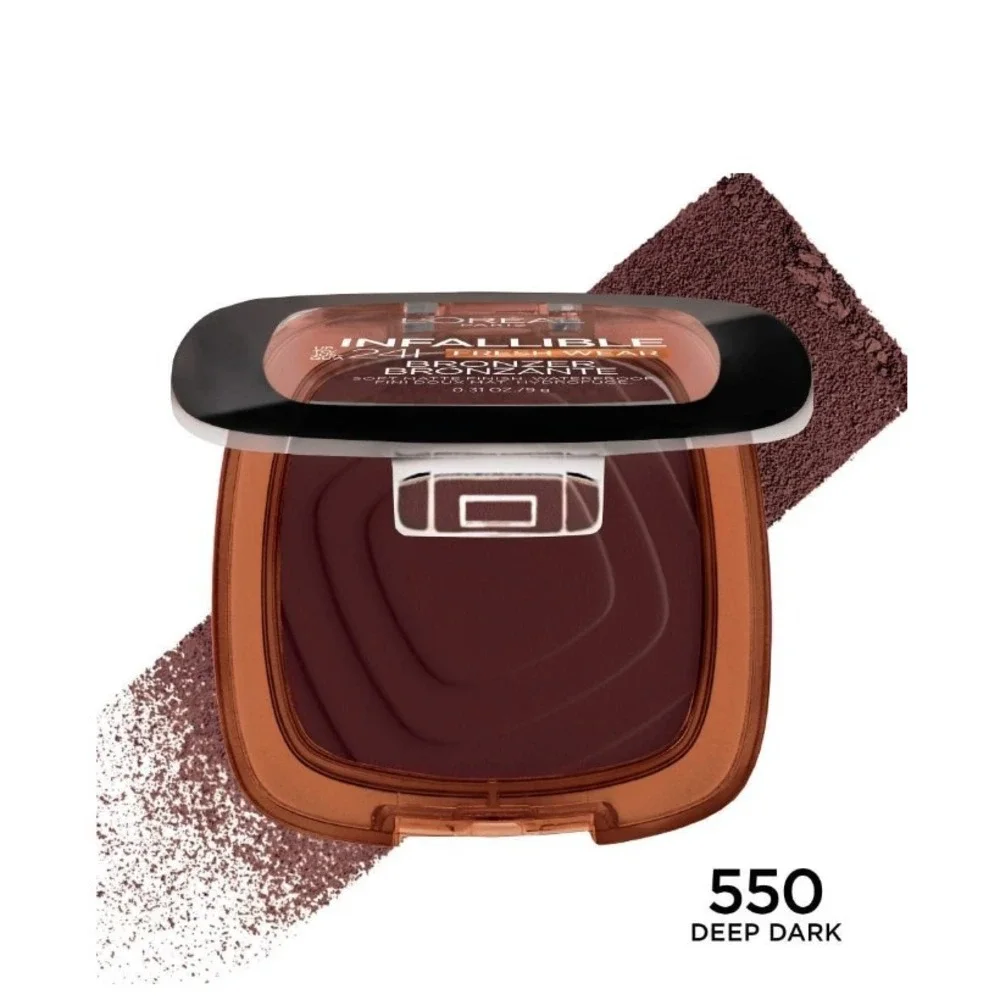 L'Oreal Infallible 24H Fresh Wear Soft Matte Bronzer 550 Deep Dark 0.31oz